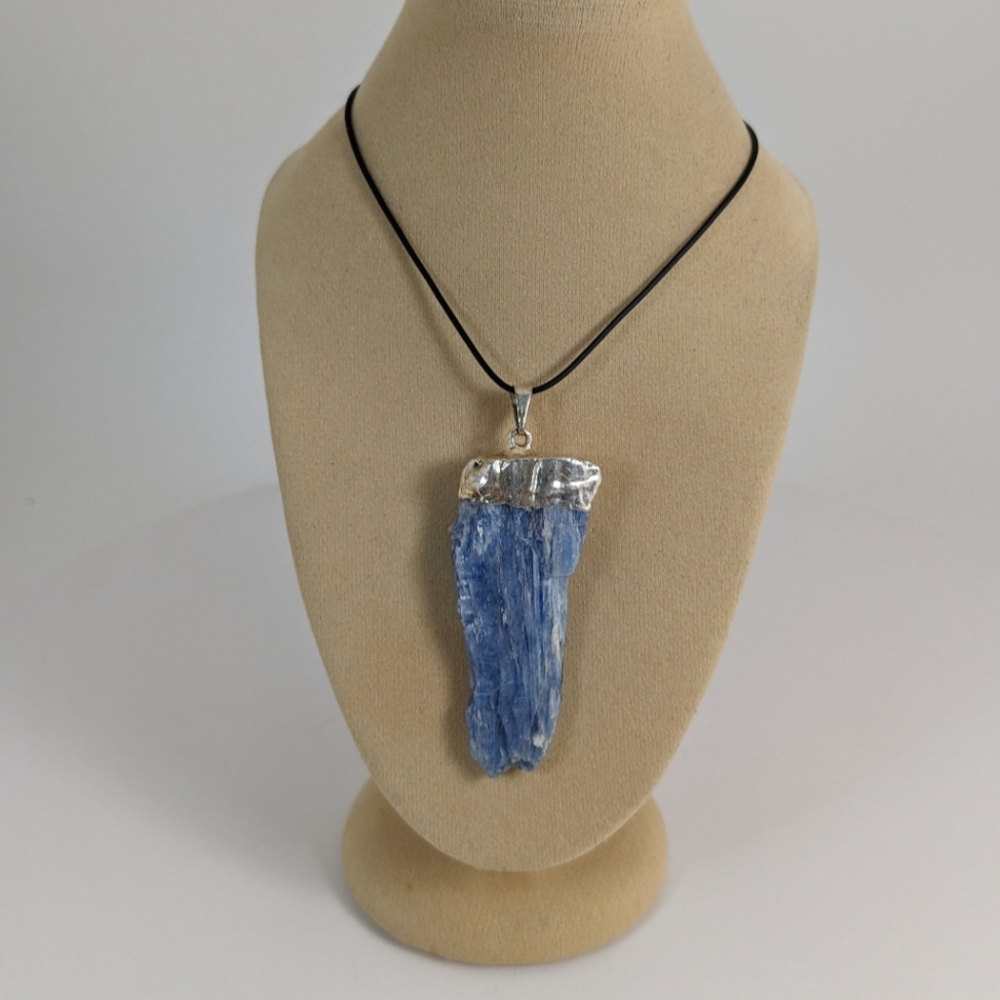 Kyanite necklace, gemstone jewelry, gift idea, truth stone, throat chakra